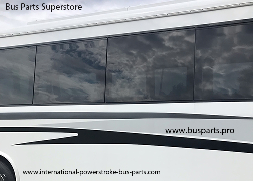 Frameless Shuttle Bus Window Ameritrans Freightliner